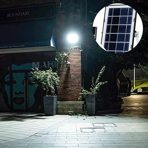 Έξυπνα εξωτερικά ηλιακά φώτα, Super Brightness114LED με αισθητήρα λυκόφωτος έως αυγής, 1