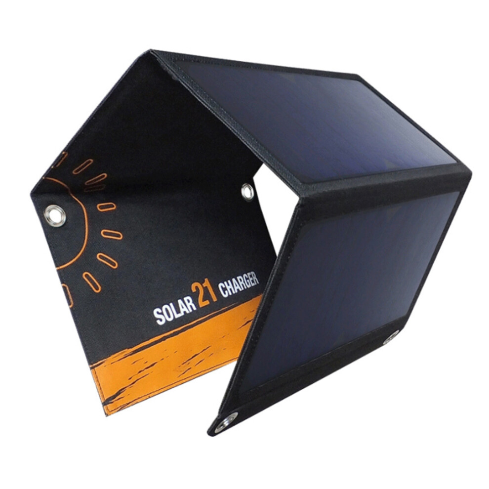 Portable Foldable Solar Panel Charger, High Efficiency Solar Array For Decent Charging Speed Anytime Anywhere In Sunlight, Continuous Power Supply 9441426956952