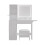 Living And Home LED Illuminated Mirror Dressing Table Stool Set with Power Strip 4
