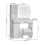 Living And Home LED Illuminated Mirror Dressing Table Stool Set with Power Strip 6