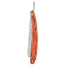 Edge Barber Rasiermesser, manuelles Rasierwerkzeug, Edelstahl, Holzgriff, Vintage-Rasiermesser, klappbar, leicht, für Männer, für die Rasur zu