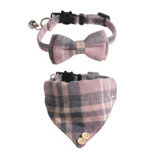 Cat Collar With Buckle Adjustable Safety Soft Collar For Small Dogs Or Cats 2Pack Grey
