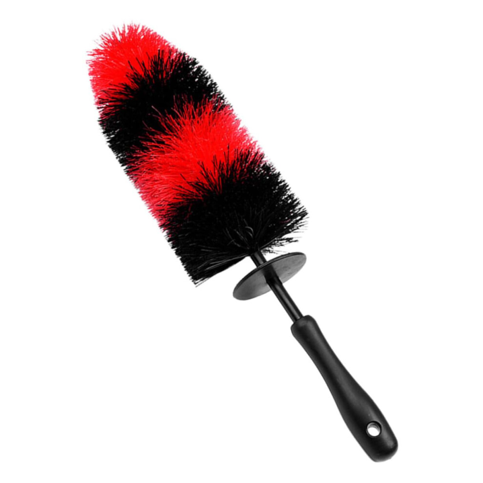 Car Wheel Brush With Soft Bristles For Gentle Rim And Tire Cleaning, Ergonomic Grip For Car Detailing 9382693756954