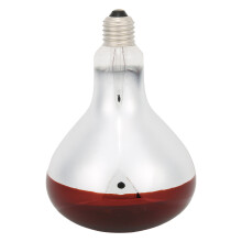 Brooder Heat Lamp Bulbs Infrared Reflector Incandescent Heating Bulb Light Therapy Agricultural Use Red Heat Lamp Explosion-Proof Glass For Chicken