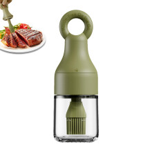 Oil Dispenser with Brush LeakProof Sealed Cooking Bottle for BBQ, Baking, Salad Dressing