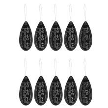 20 Stück Schwarzes Kunststoff-Nadel-Fädler Set für Haushalt DIY Stickerei Werkzeug