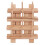 Foldable Wooden Bobbin Rack for 12 Spools Sewing Thread DIY Embroidery 13