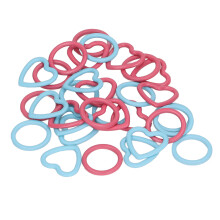32pcs Metal Stitch Markers for Knitting & Crochet, Mixed Colors, Locking