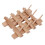 Foldable Wooden Bobbin Rack for 12 Spools Sewing Thread DIY Embroidery 15