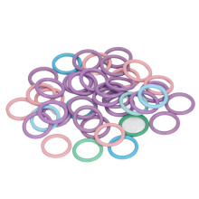 Durable 40Pcs Metal Stitch Markers in Bright Colors for Crafting