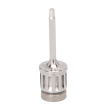 Chave hexagonal para implantes dentários de grau cirúrgico, cabo ergonômico que oferece controle preciso, corpo em aço inoxidável resistente à