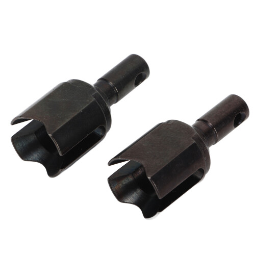 2 pezzi di coppa ingranaggio differenziale in acciaio RC per auto RC MX 07 1/7, nero