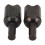 2 pezzi di coppa ingranaggio differenziale in acciaio RC per auto RC MX 07 1/7, nero 6
