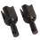 2 pezzi di coppa ingranaggio differenziale in acciaio RC per auto RC MX 07 1/7, nero 5