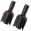 2 pezzi di coppa ingranaggio differenziale in acciaio RC per auto RC MX 07 1/7, nero 7