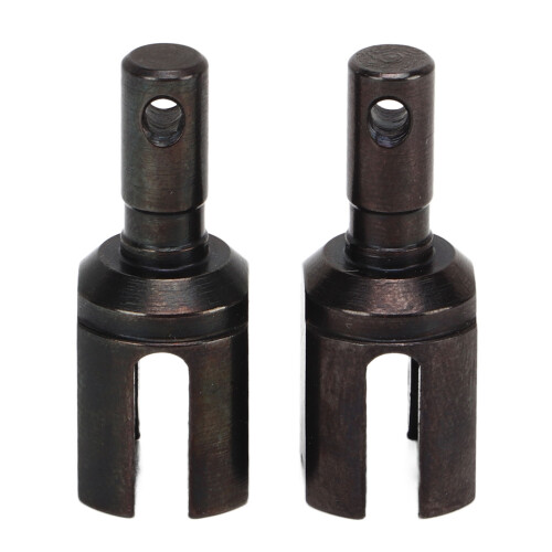 2 pezzi di coppa ingranaggio differenziale in acciaio RC per auto RC MX 07 1/7, nero 1