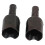2 pezzi di coppa ingranaggio differenziale in acciaio RC per auto RC MX 07 1/7, nero 11