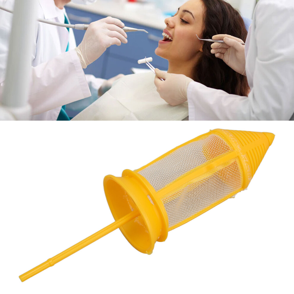 Yellow Dental Valve Filter For Water Suction Dental Chair Replacement Part