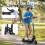 Homcom HOMCOM Foldable Powered Scooter with Adjustable Seat, Brake, Black 7
