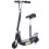 Homcom HOMCOM Foldable Powered Scooter with Adjustable Seat, Brake, Black 2