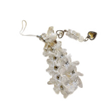Bowknot Pendant Phone Chain Butterfly Charm-Silver