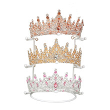 Prinzessin Krone Ständer Halter Kristall-Weiße 3. Etage