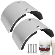 Drywall Stilt Replacement Parts Aluminum Alloy Curved Leg Plate with Comfort Padding for Plastering