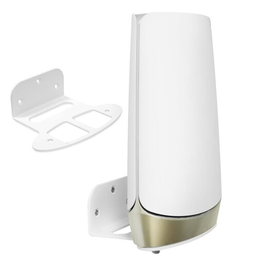 Support mural compact, fixation métallique robuste pour une couverture WiFi améliorée, solution d'installation facile optimisée pour les routeurs