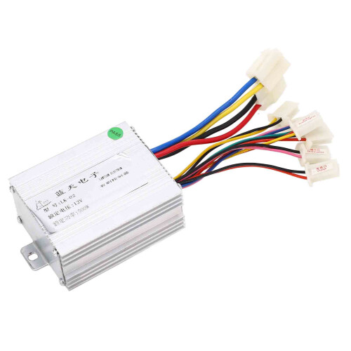 Brush Motor Controller For Ebikes, Voltage Protection LCD Display Adjustable Parameters Energy Saving Sine Wave Controller With Thumb Throttle PAS 1