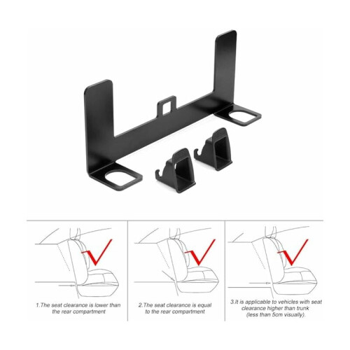 Support de fixation de siège de sécurité, support d'interface de verrouillage universel assurant une sécurité de conduite accrue, construction 2