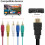 Καλώδιο μετατροπής HDMI σε RCA, καλώδιο σύνθετου ήχου και βίντεο με πλήρως 6