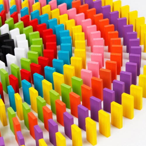 Dominoes Set, Educational Toy For Developing Math, Science Skills In Children 1