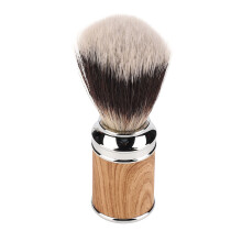 Luxurious Shave Accessory, Genuine Silvertip Badger Bristles for Rich Lather, Beechwood Handle with Polyurethane Finish for Durability, No Odor,