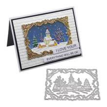 Troqueles de corte de metal navideños, decoración creativa de papel para scrapbooking DIY, regalos hechos a mano para cultivar habilidades