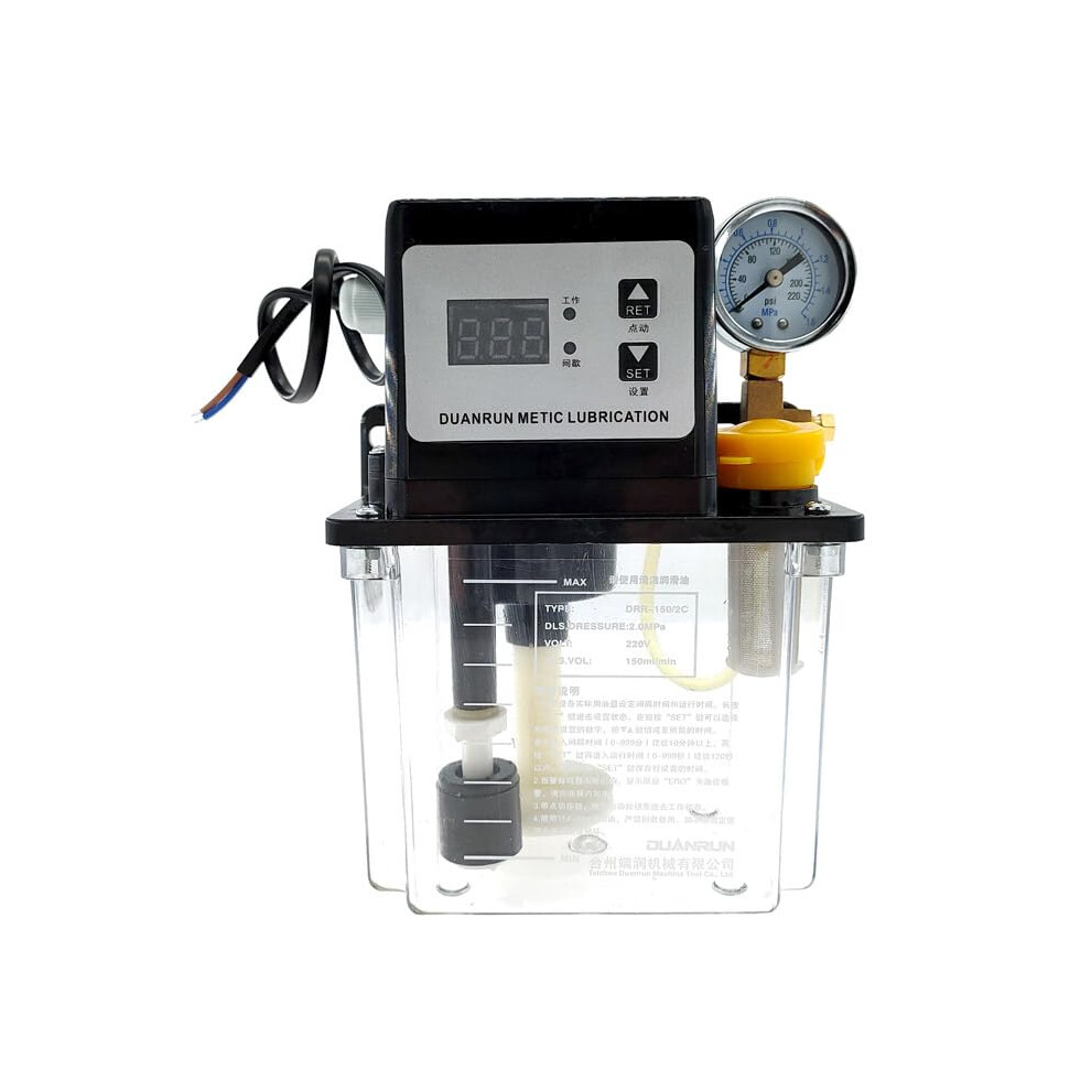 0.5L Automatic Lubricant Pump For Cnc Machines - Electromagnetic Lubrication System, Oil Lubricator, High Efficiency 9189345297960