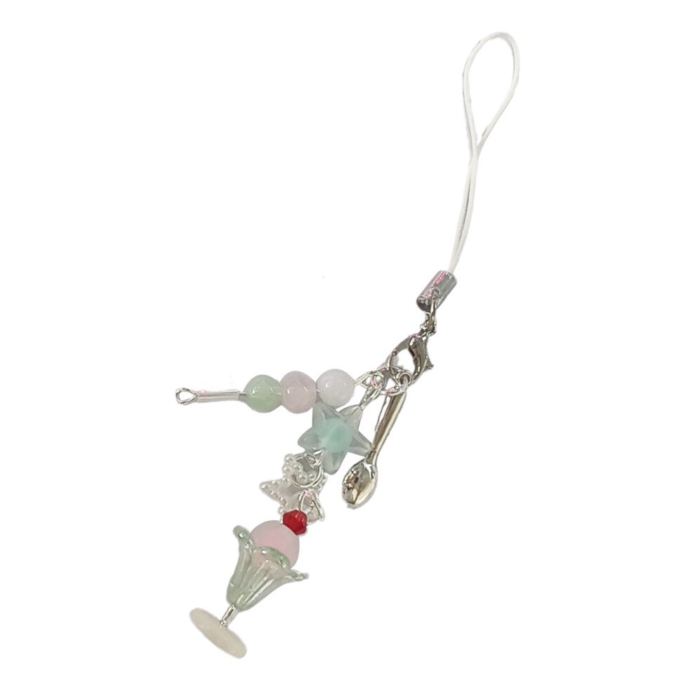 Eye Catching Ice Mobile Phone Dangle-Honeydew 3 Cream 7732000841323