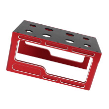 Fernsteuerungsauto-Reparaturständer für 1/10 und 1/8 Modelle, Aluminiumlegierung, Rot
