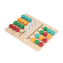 Gioco di forma in legno colorato per stimolare il cervello dei bambini, misura 3022,23 cm