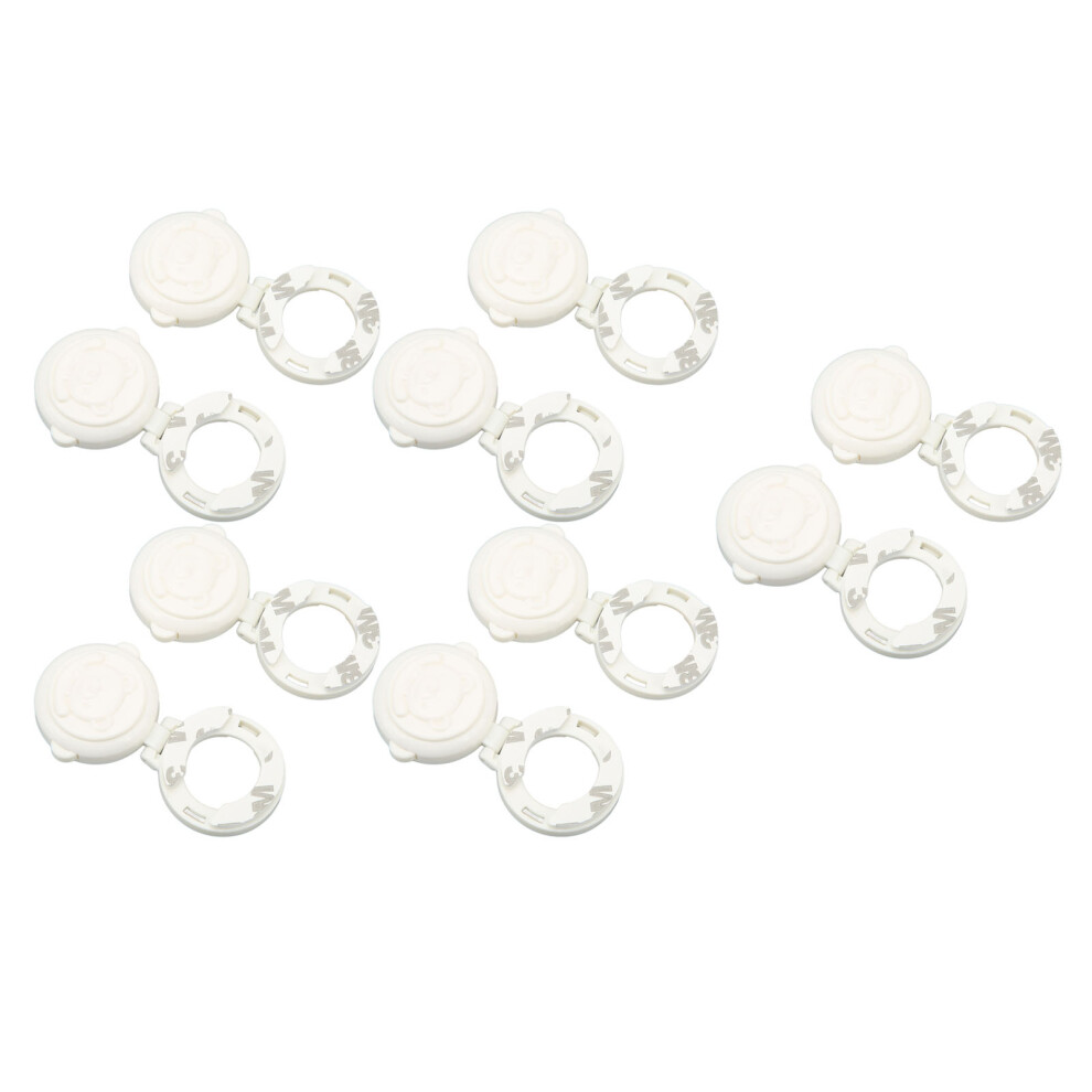 Childproof Button Covers: 10PCS Secure Locks for Electronics & More