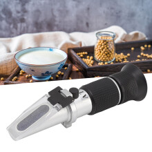 High Accuracy Refractometer 0‑32 Brix, 0‑140 Fruit Wine, Baume Scale 17cm