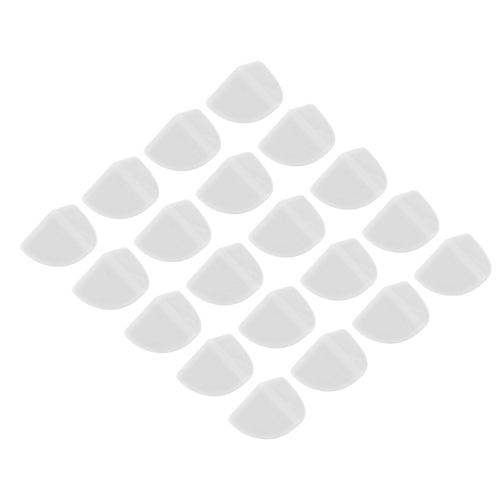 White Silicone 20pcs Desk Corner Safety Protector for Baby Proofing