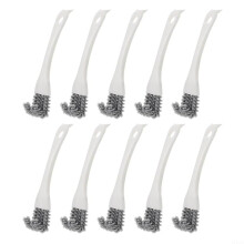 10Piece Grill Cleaning Brush Set with Ergonomic NonSlip Handle for Stubborn Stain Removal