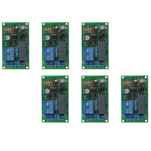 6X Carte Relais 220V, Mise Sous Tension, Temporisation, Module de Circuit, Interrupteur de Couloir, éclairage D'Escalier, D1B5