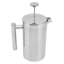 French Press Coffee & Tea Maker 1000ml Stainless Steel with Filter