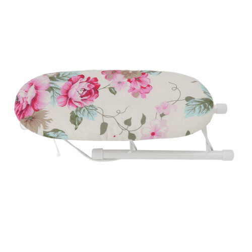 Mini Foldable Ironing Board - Portable Heat Resistant Peony Flower Design 1