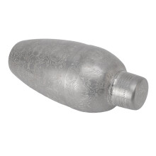 304 Stainless Steel Cocktail Shaker, American Carved Bartender Mixer 368g
