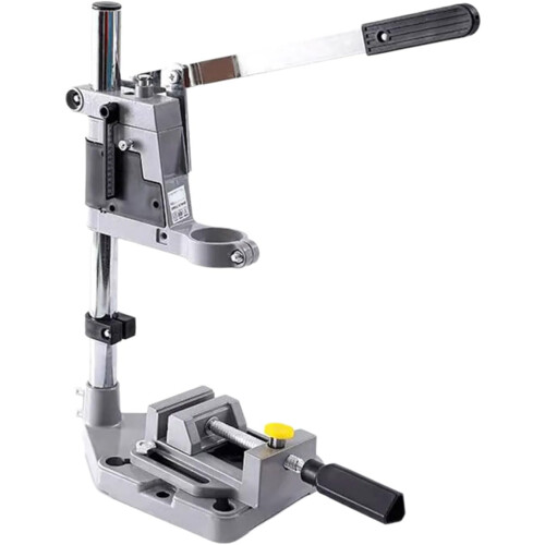 Aluminium Electric Drill Holder Drill Press Stand For Drilling Machine Woodwork Bracket Base Clamp Tool 1