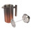 French Press Coffee Tea Maker 350ml Double Layer 304 Steel Gradient Ramp 15
