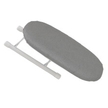 Compact Grey Ironing Board with Stable Support Perfect for Travel