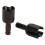 2 pezzi di coppa ingranaggio differenziale in acciaio RC per auto RC MX 07 1/7, nero 13